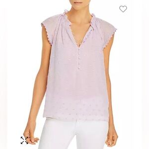 Rebecca Taylor Embroidered Dot Top